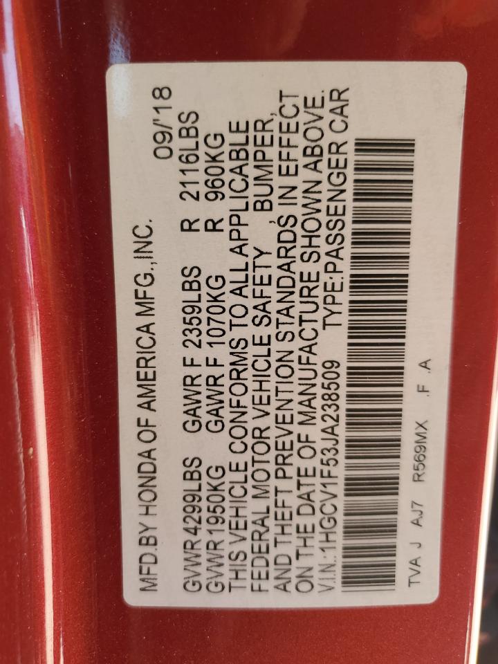 2018 Honda Accord - Image 12