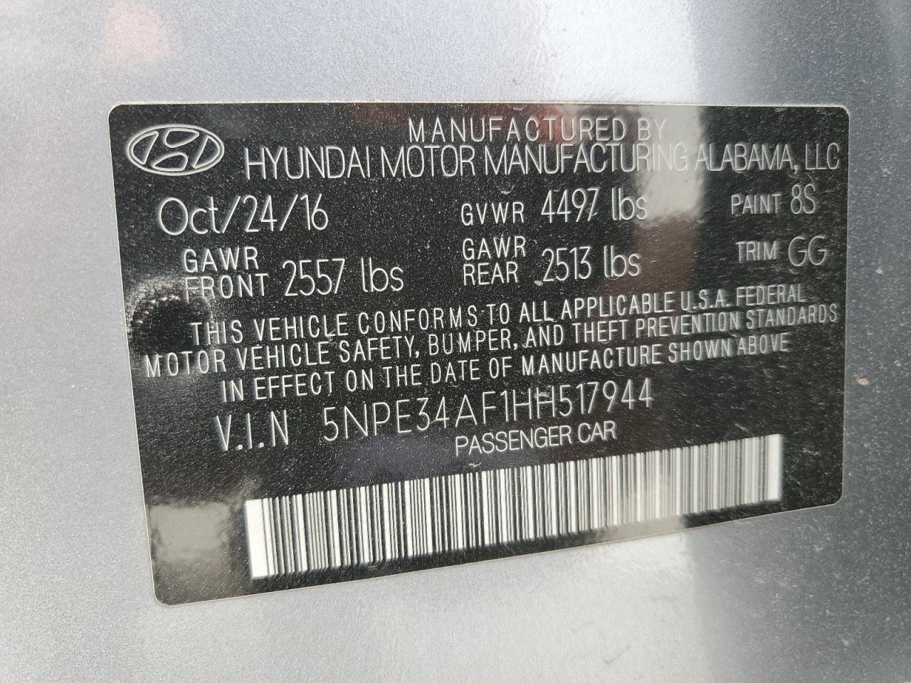 2017 Hyundai Sonata - Image 12