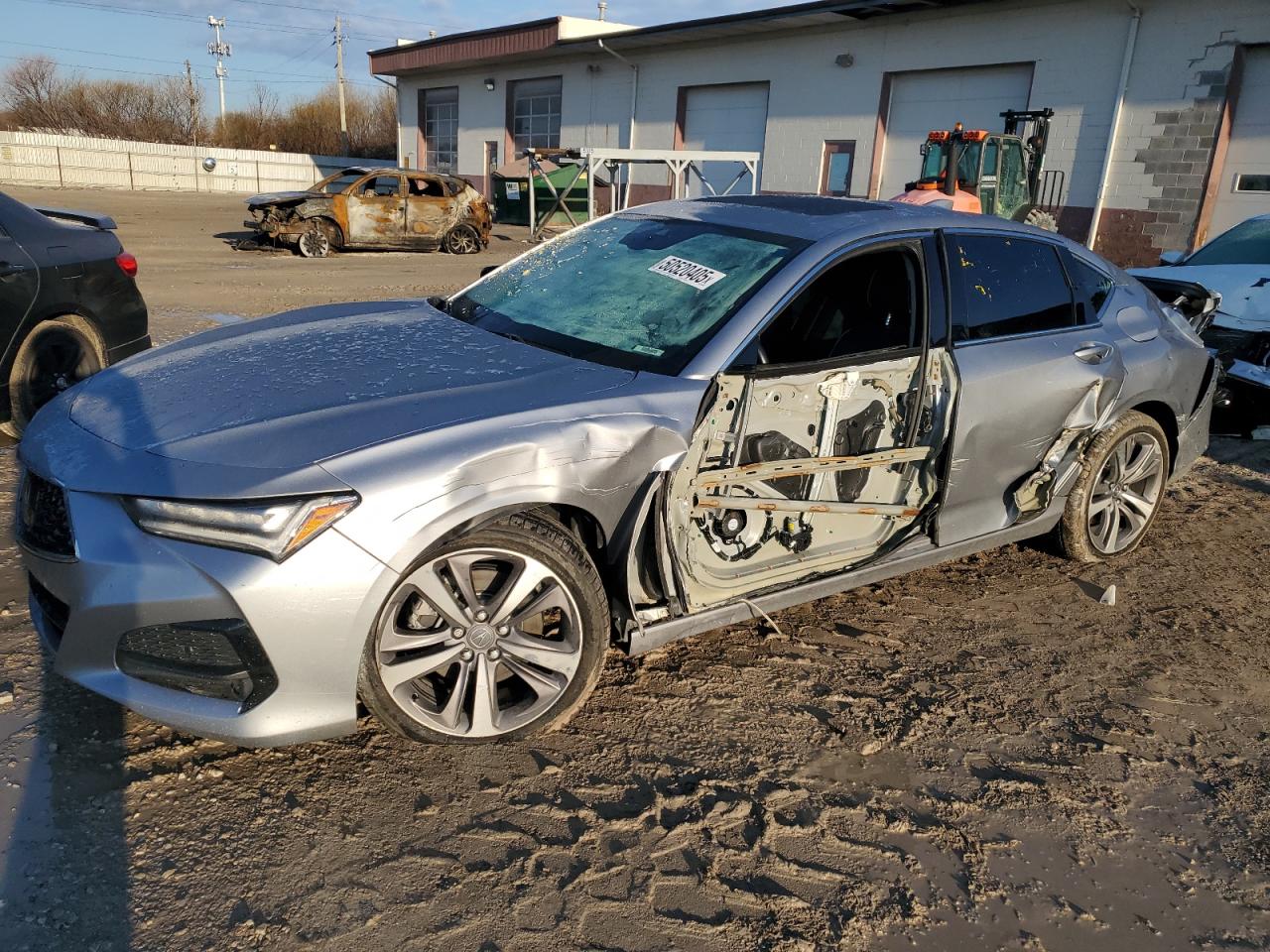 2021 Acura Tlx Advance იყიდება Indianapolis-ში, IN - All Over