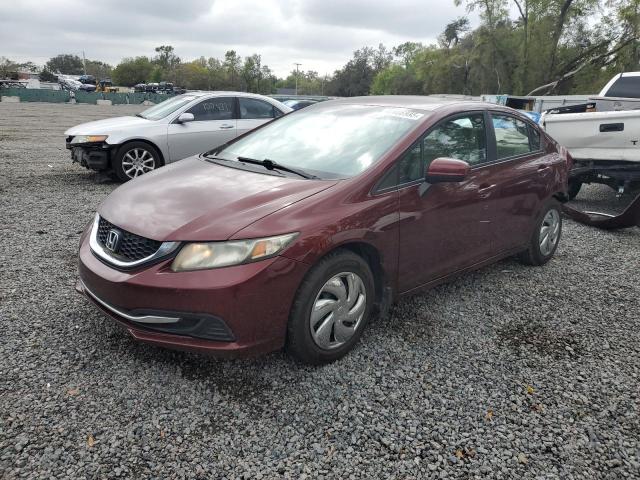 Седаны HONDA CIVIC 2014 Бургунди