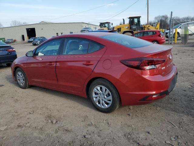  HYUNDAI ELANTRA 2020 Red