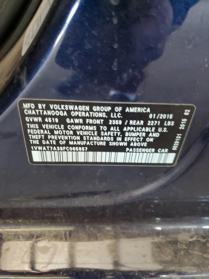 2015 Volkswagen Passat - Image 14