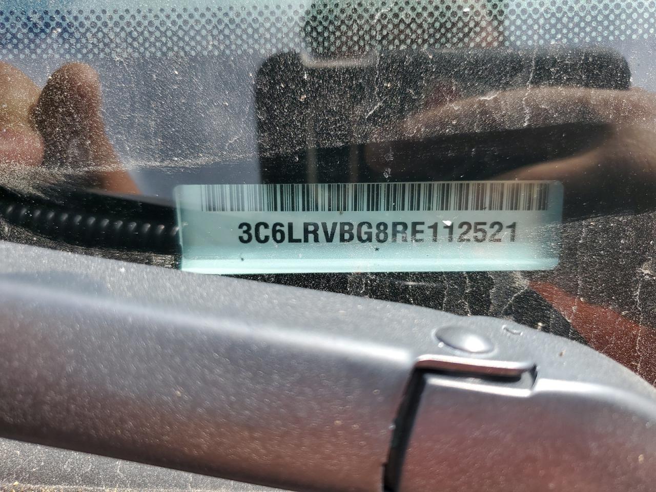 2024 Ram Promaster 1500 1500 High VIN: 3C6LRVBG8RE112521 Lot: 47459985