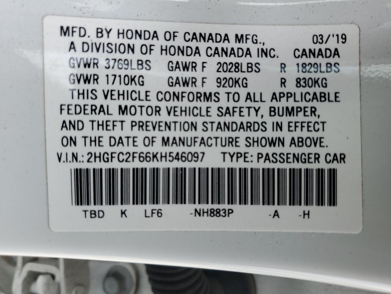 2019 Honda Civic - Image 12