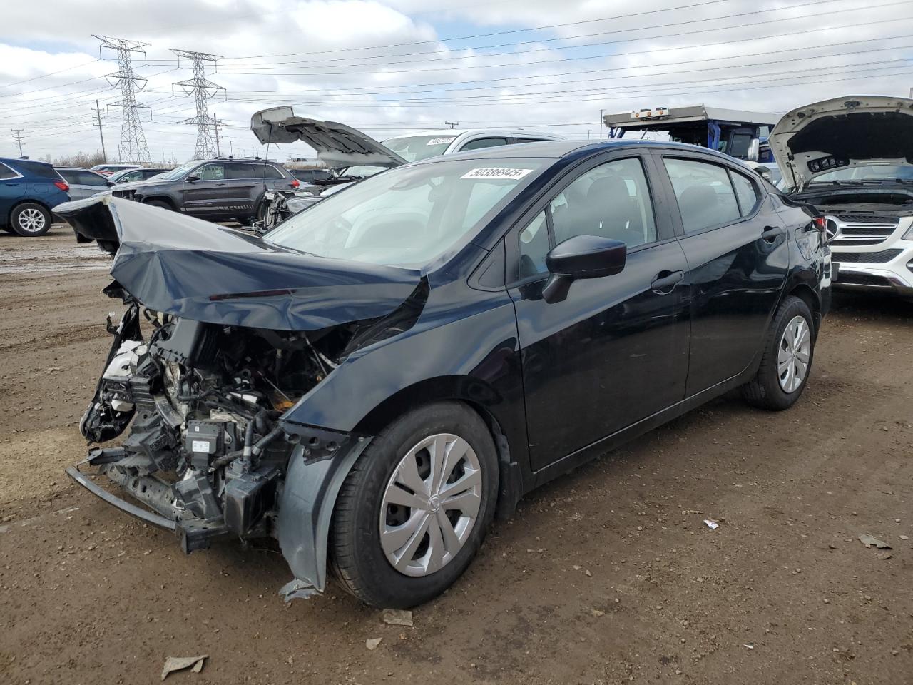 2020 Nissan Versa S en Venta en Elgin, IL - Front End