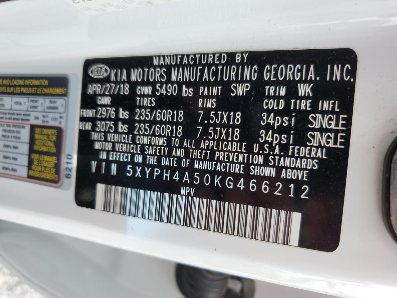 2019 Kia Sorento - Image 16