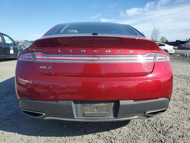  LINCOLN MKZ 2017 Czerwony