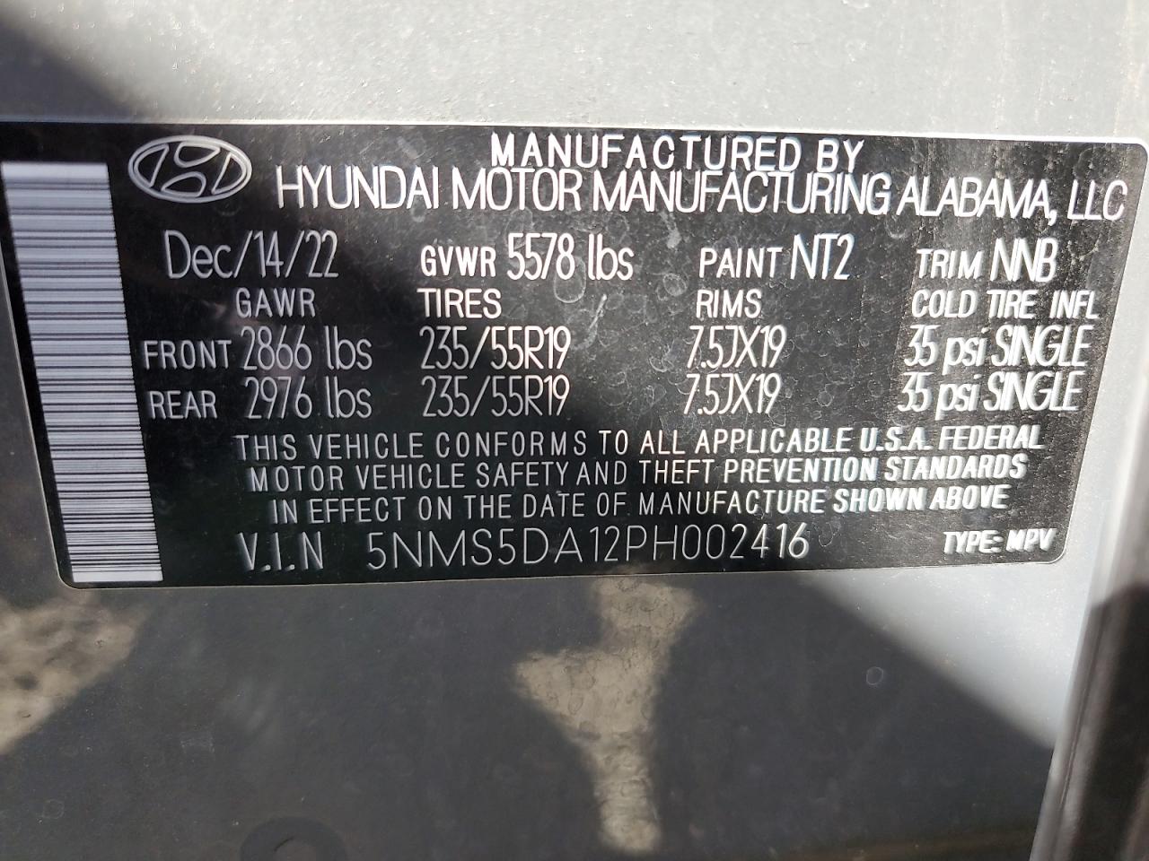 2023 Hyundai Santa Fe - Image 14