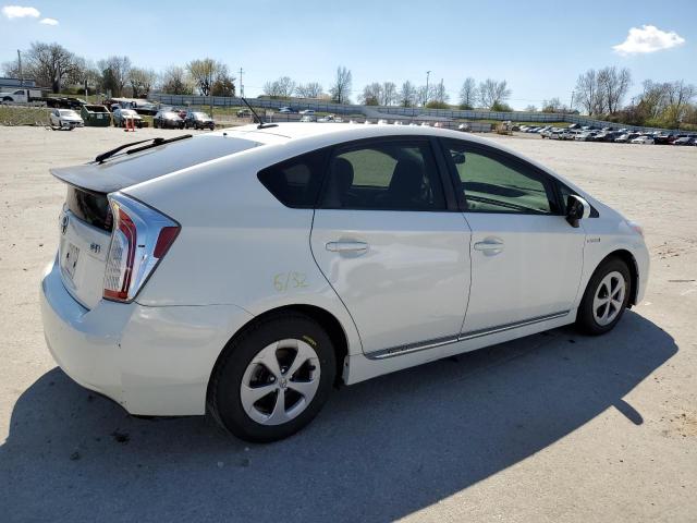Hatchbacks TOYOTA PRIUS 2012 Biały