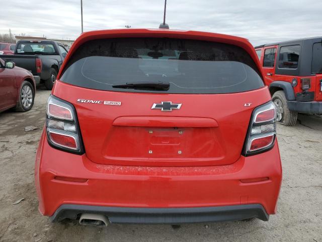  CHEVROLET SONIC 2018 Червоний