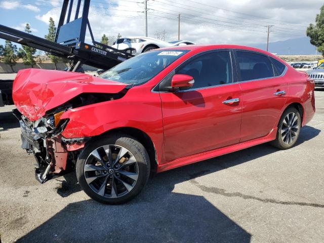 NISSAN SENTRA 2017 Czerwony