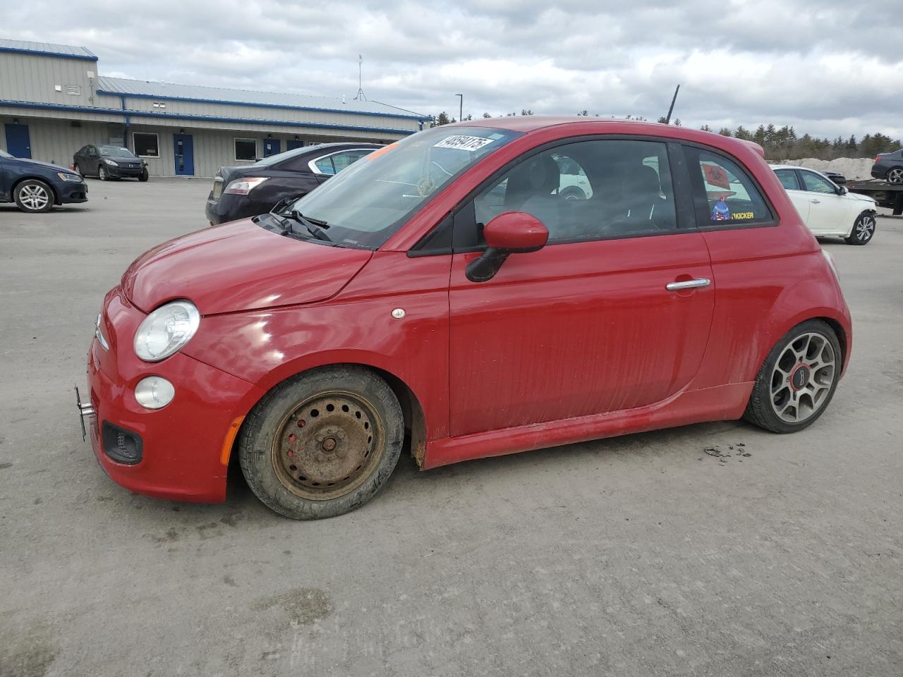 2013 Fiat 500 Sport de vânzare în Windham, ME - Undercarriage
