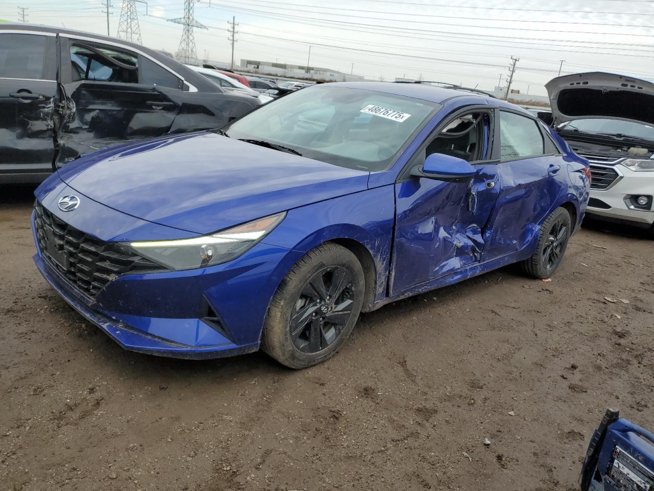 2021 Hyundai Elantra Sel for Sale in Elgin, IL - Side