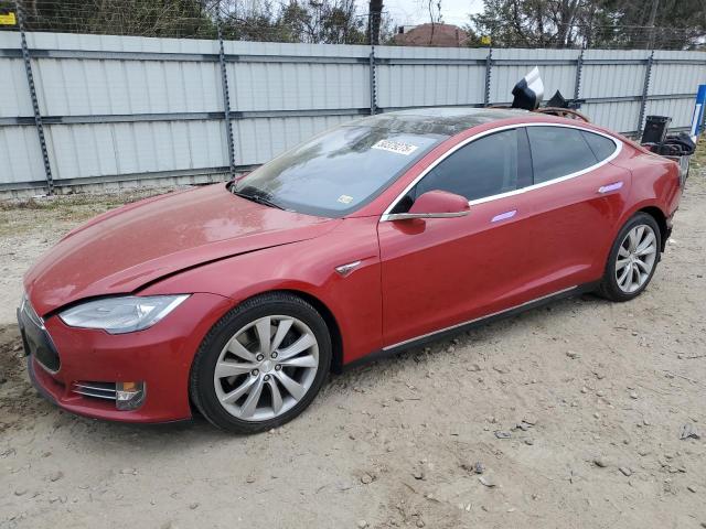  TESLA MODEL S 2015 Red