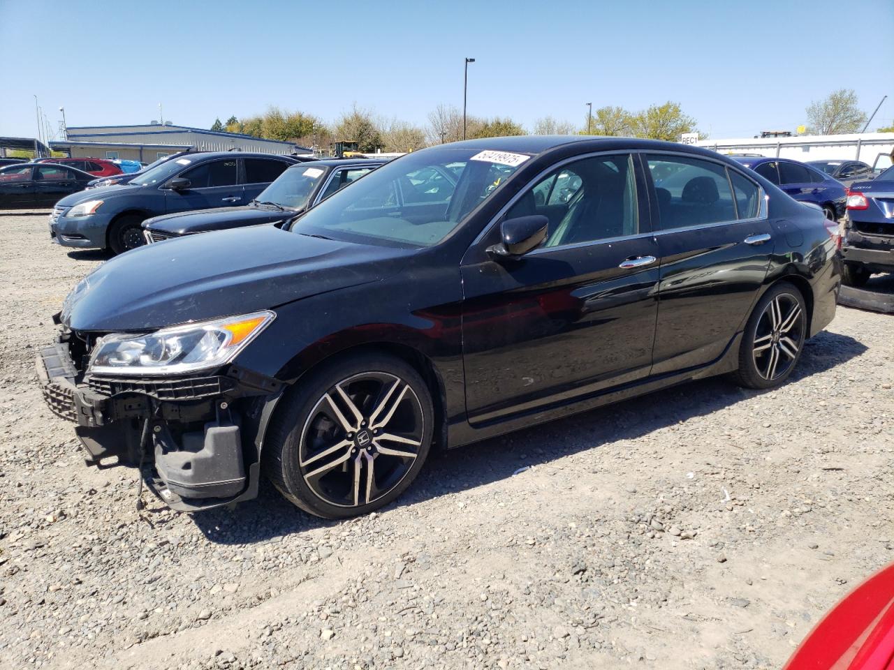 2017 Honda Accord Sport للبيع في Sacramento، CA - Front End