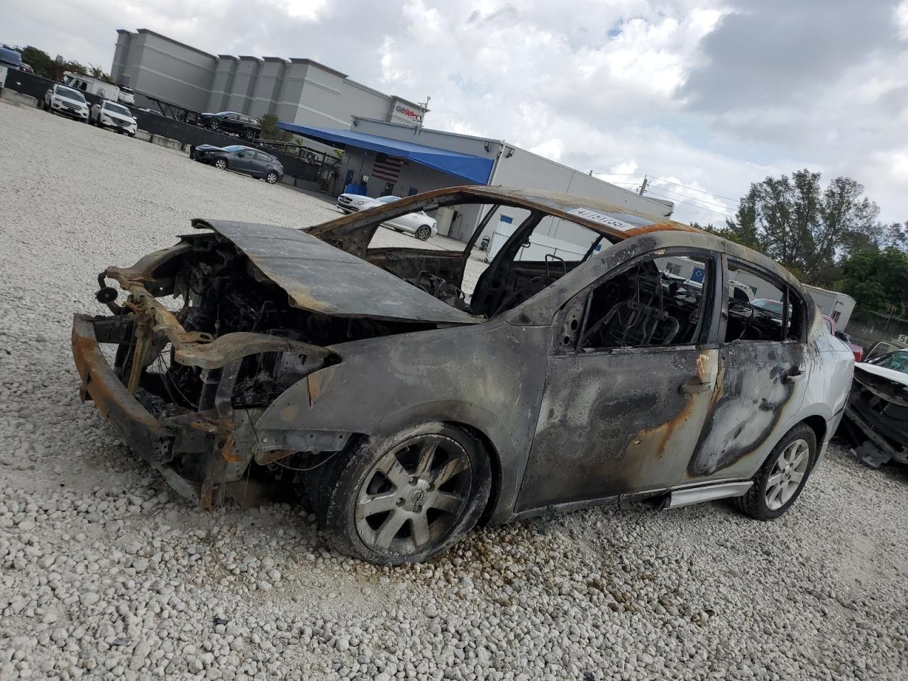 2011 Nissan Sentra 2.0 for Sale in Opa Locka, FL - Burn - Engine