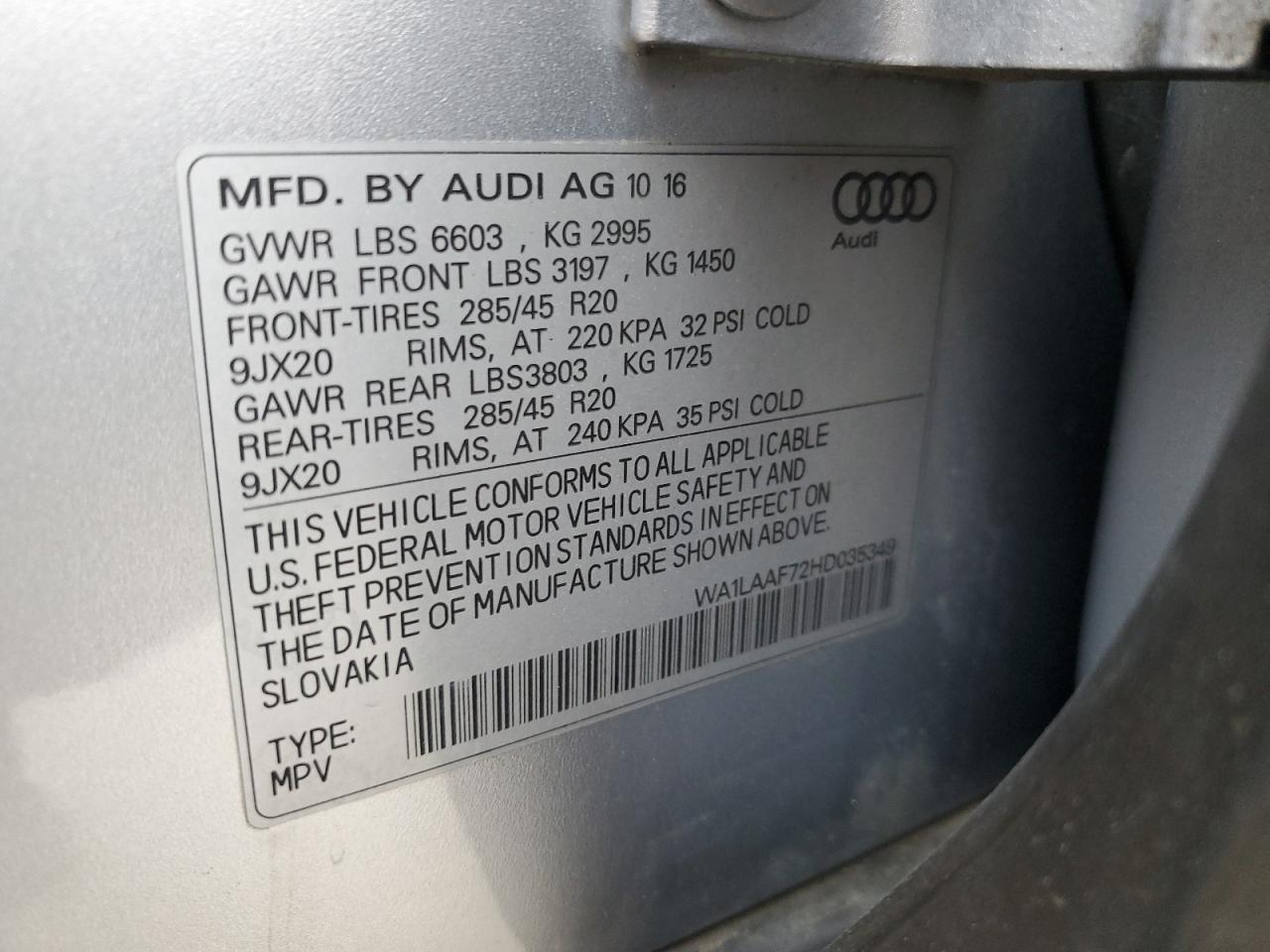 2017 Audi Q7 - Image 15