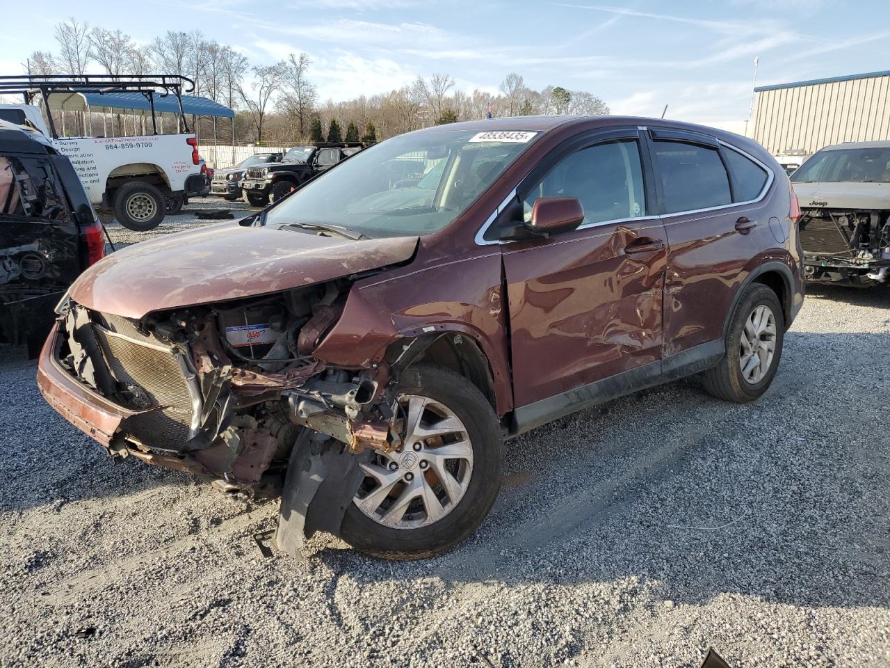 2015 Honda Cr-V Ex na sprzedaż w Spartanburg, SC - Front End