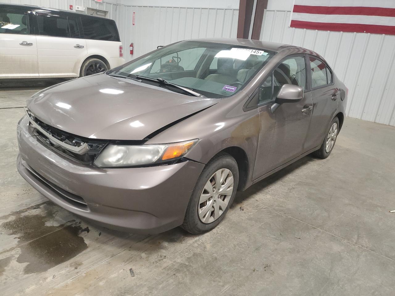 2012 Honda Civic Lx на продаже в Windham, ME - Front End