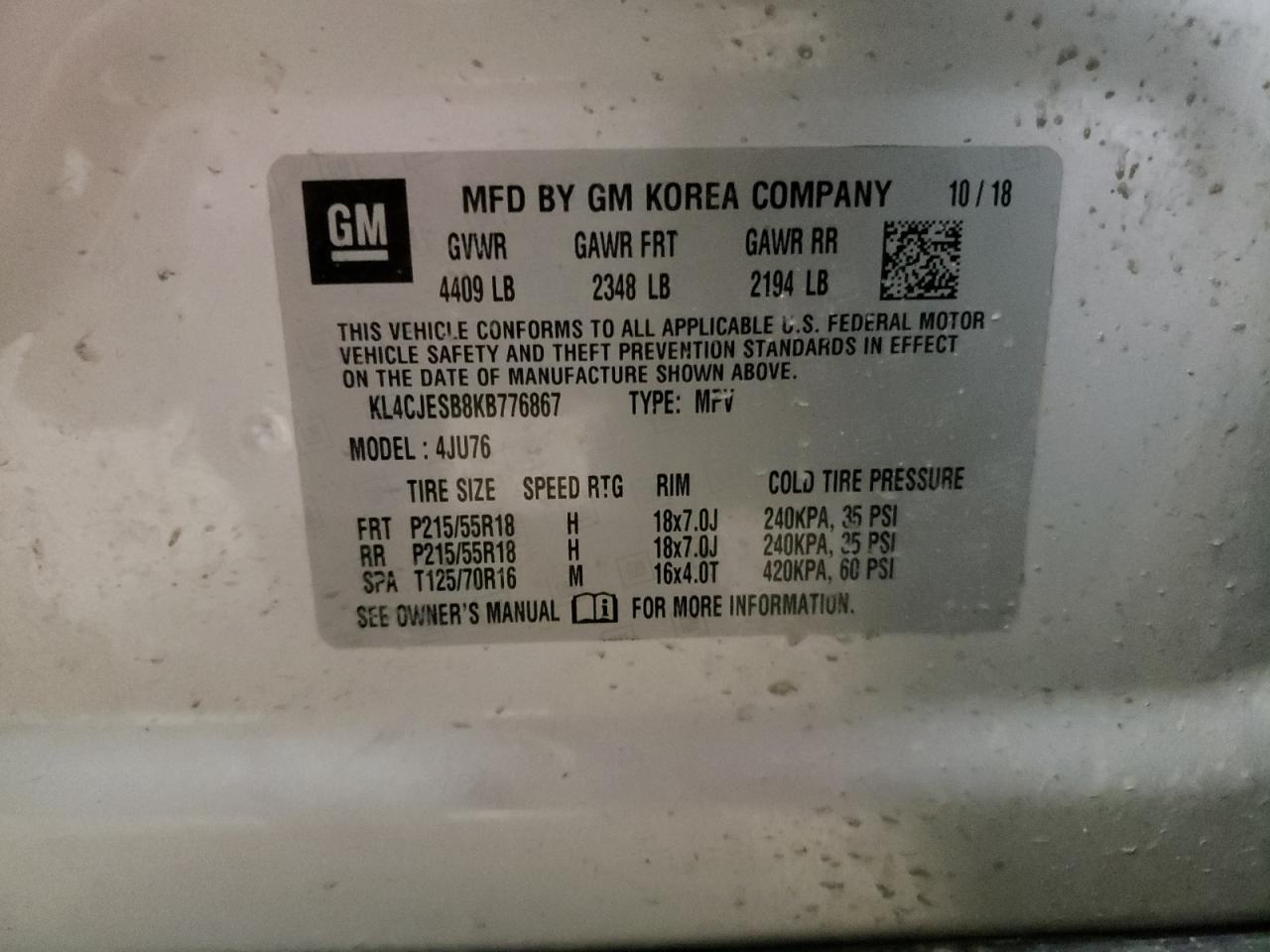 2019 Buick Encore - Image 13