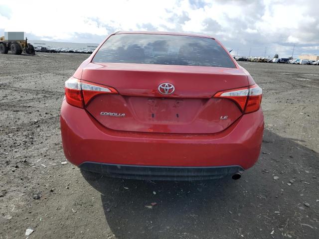 TOYOTA COROLLA 2015 Красный