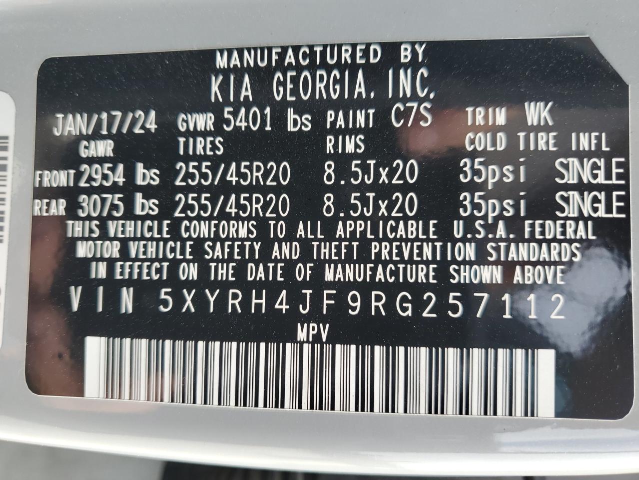 2024 Kia Sorento - Image 13