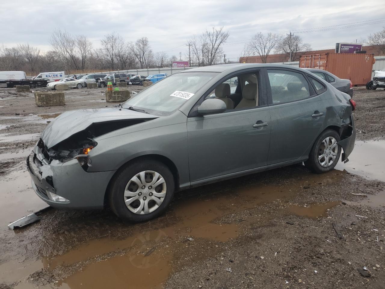 2010 Hyundai Elantra Blue de vânzare în Chicago Heights, IL - Front End