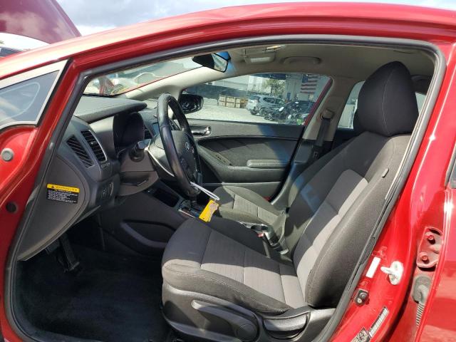  KIA FORTE 2017 Red