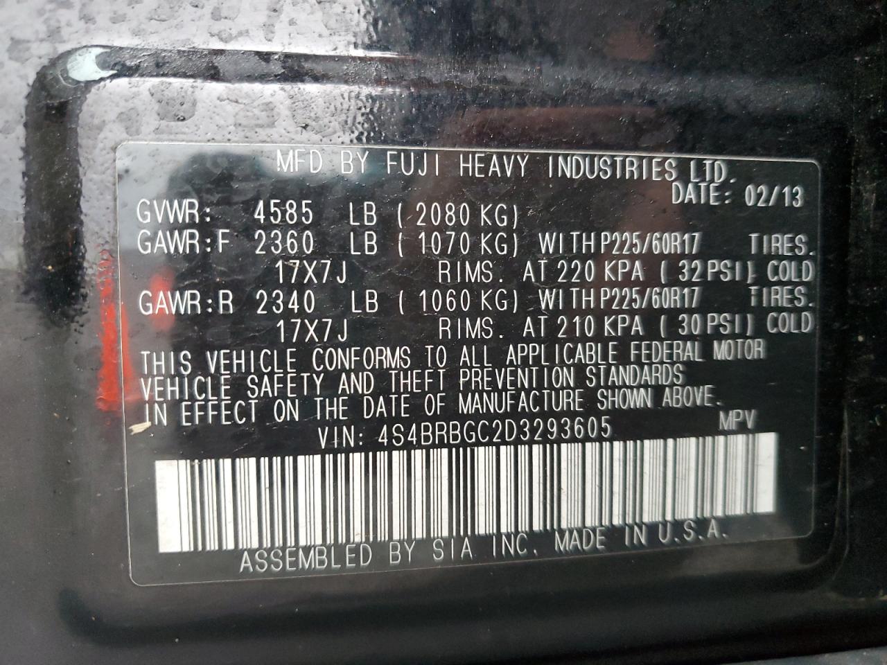 2013 Subaru Outback - Image 13