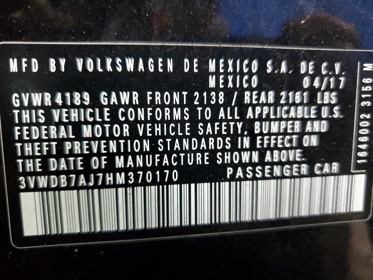 2017 Volkswagen Jetta - Image 15