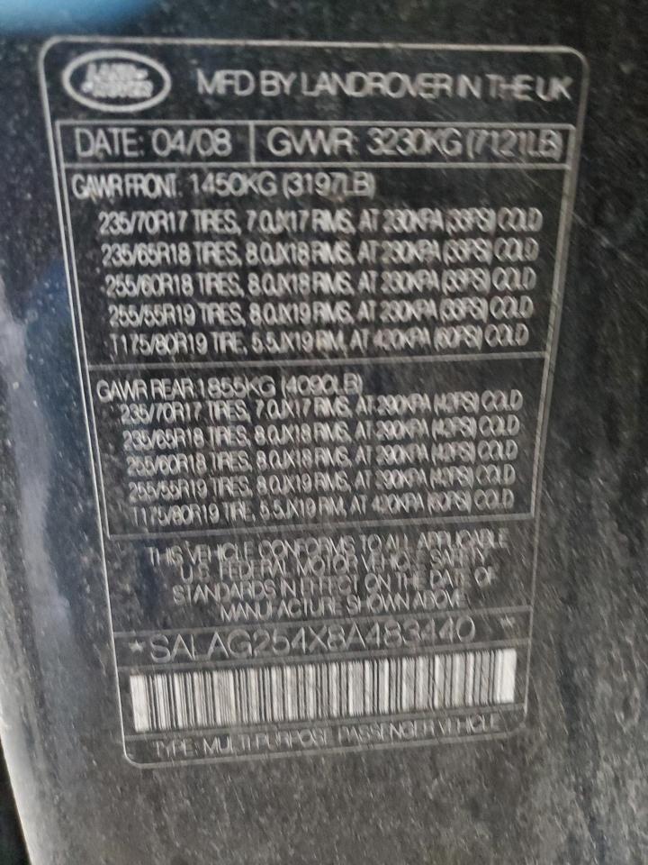 2008 Land Rover LR3 - Image 13