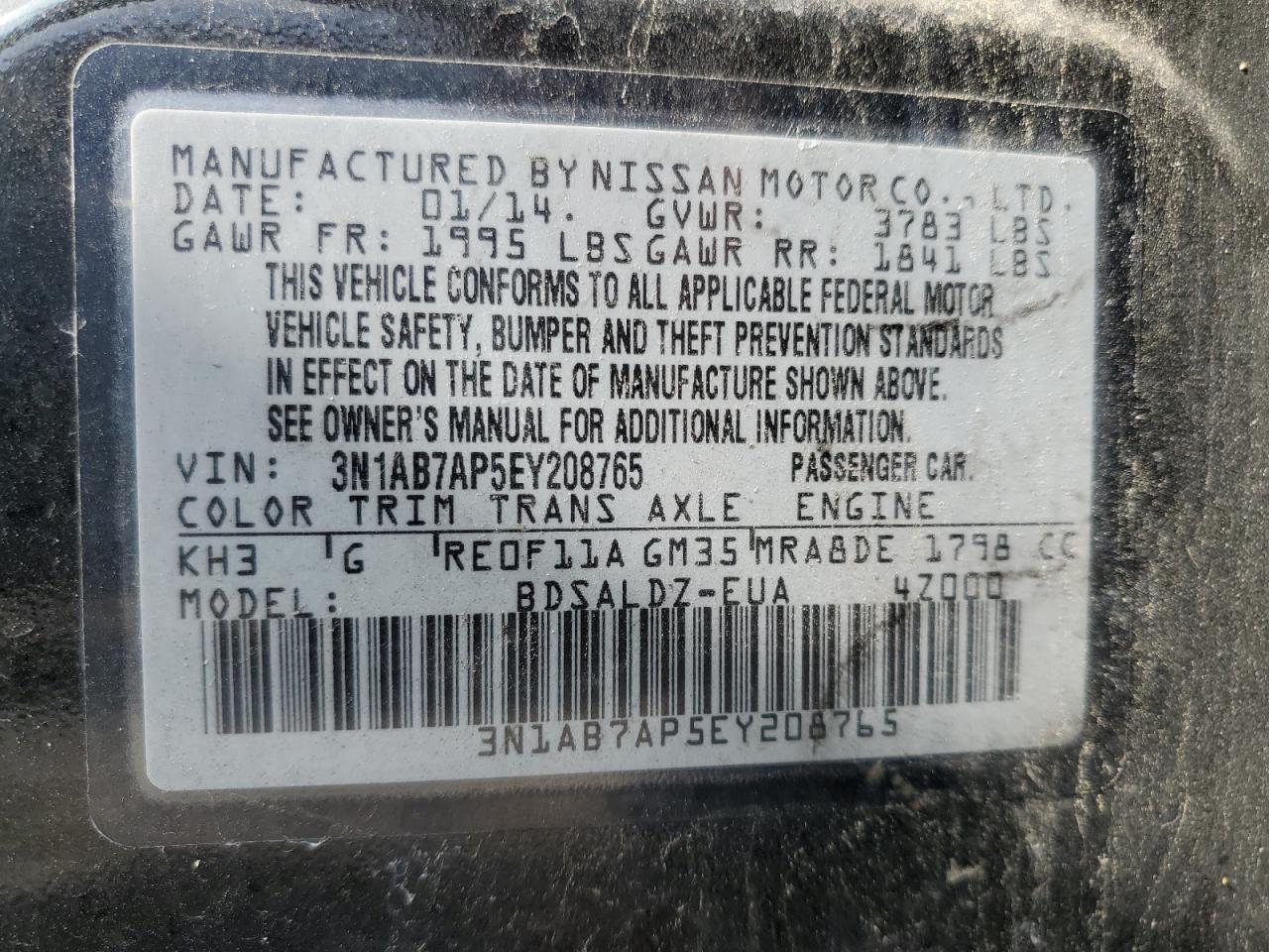 2014 Nissan Sentra - Image 12