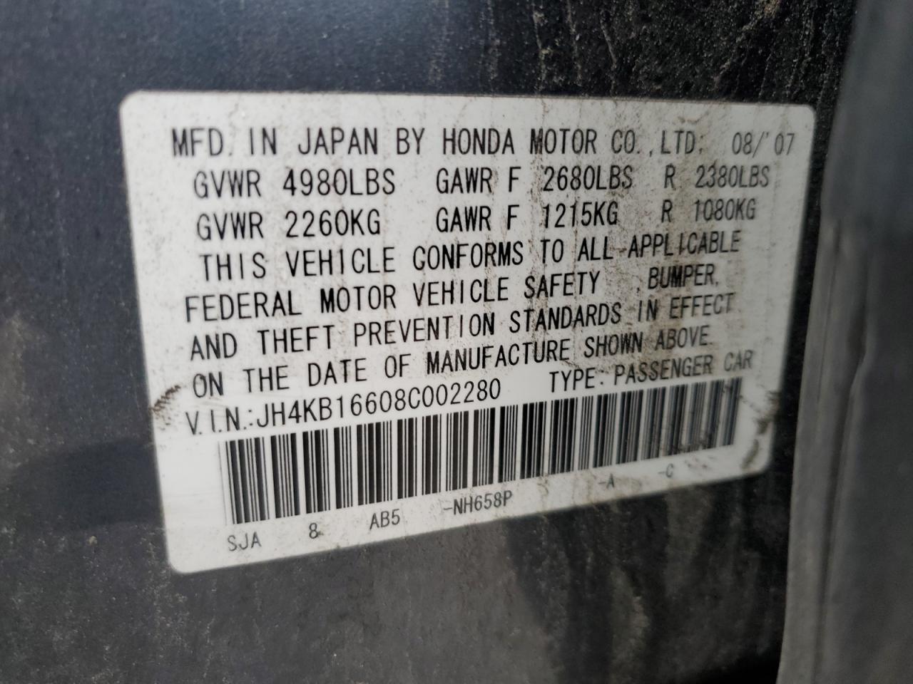 2008 Acura RL - Image 14