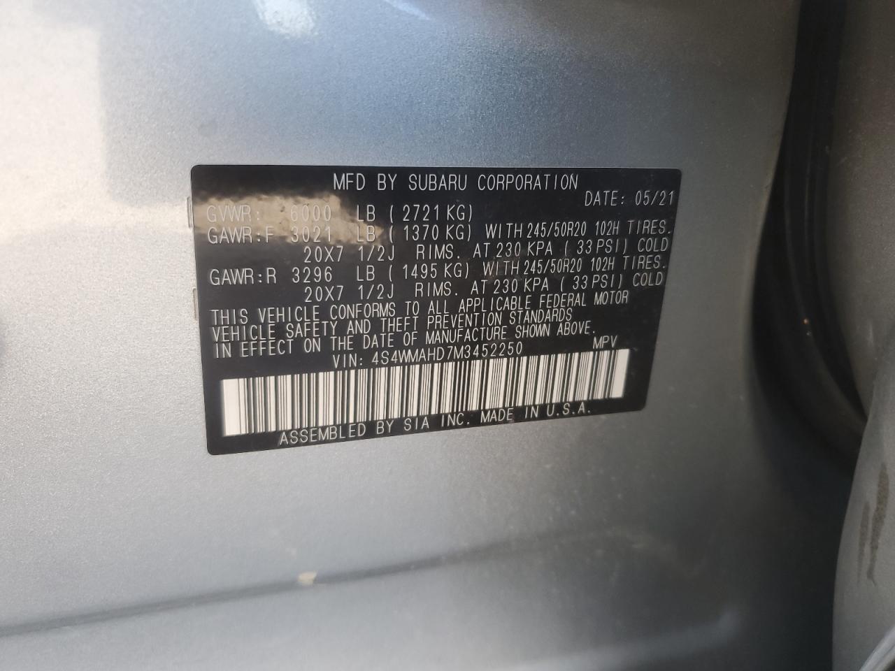 2021 Subaru Ascent - Image 14