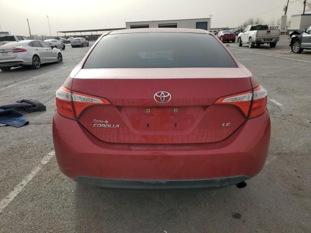 Sedans TOYOTA COROLLA 2014 Red