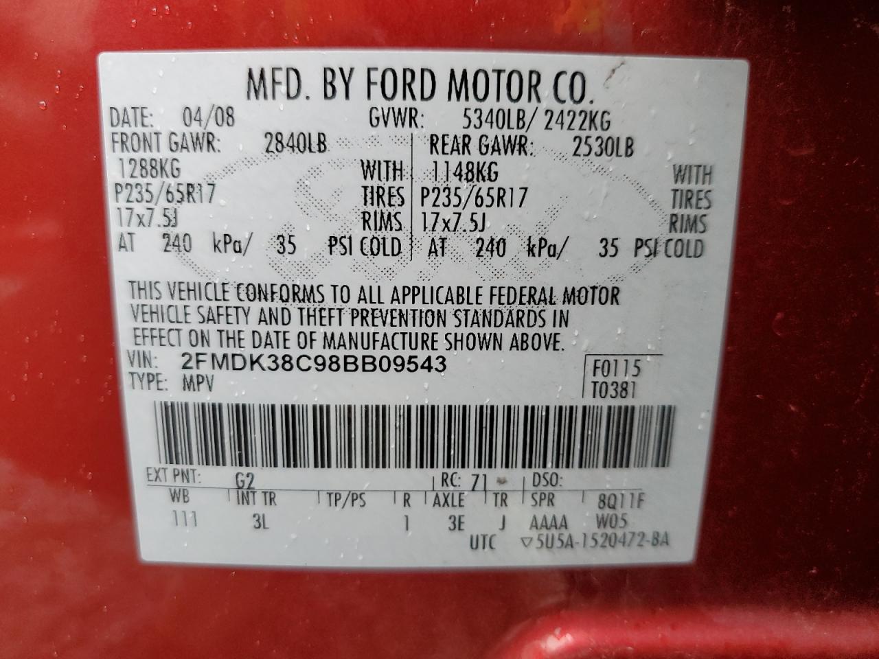 2008 Ford Edge - Image 14