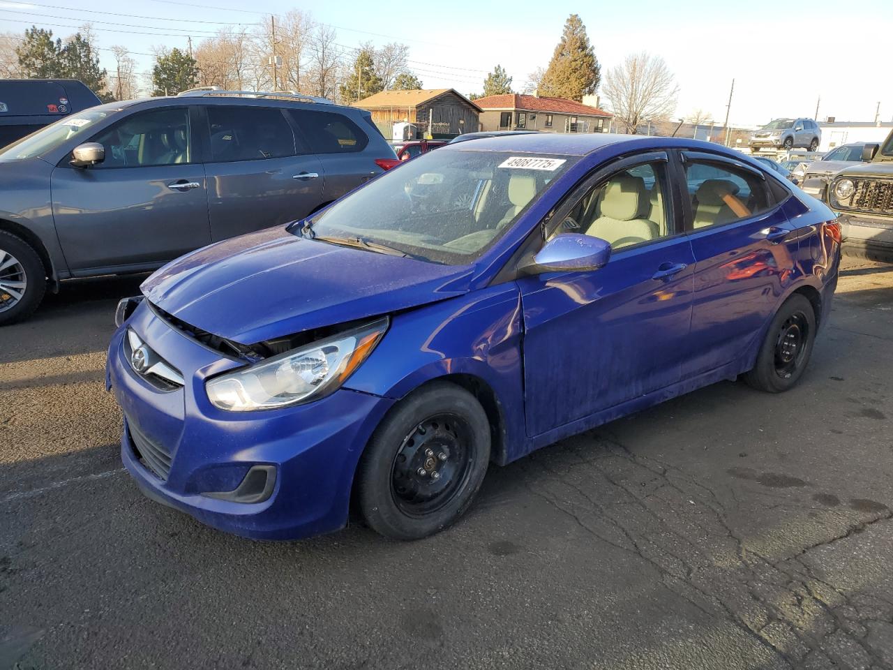 2014 Hyundai Accent Gls en Venta en Denver, CO - Front End