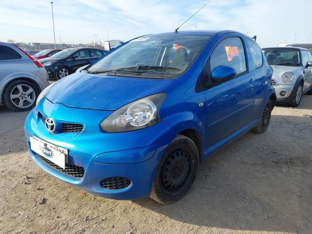 2009 TOYOTA AYGO BLUE for sale at Copart CORBY