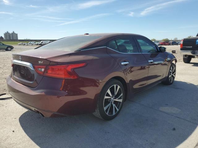 Sedans NISSAN MAXIMA 2017 Red