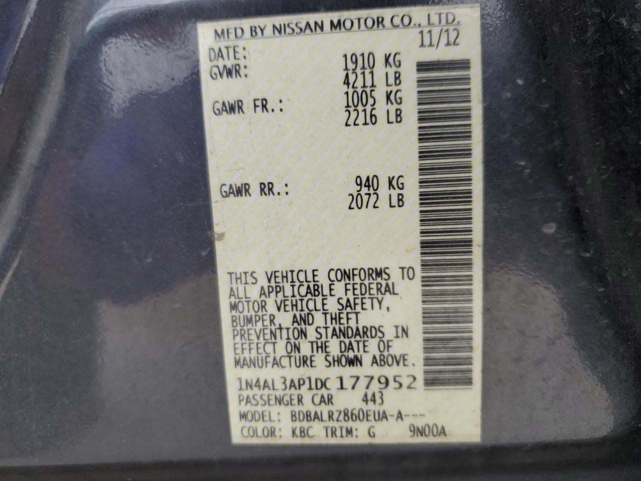 2013 Nissan Altima - Image 12