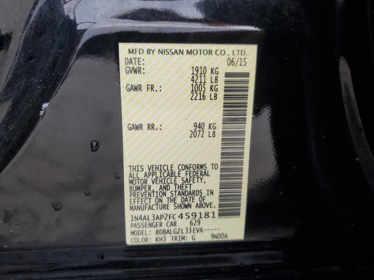 2015 Nissan Altima - Image 13