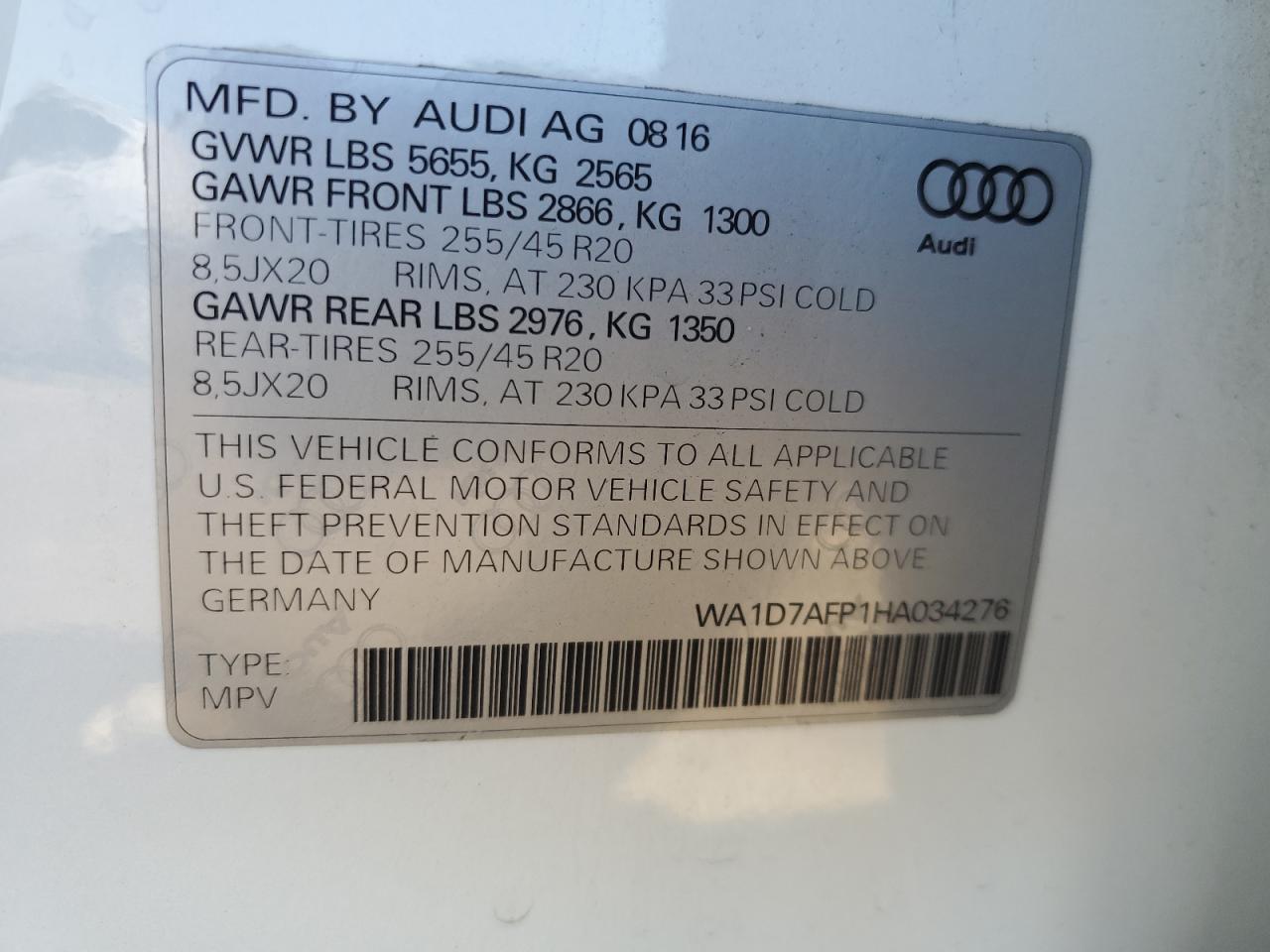 2017 Audi Q5 - Image 13