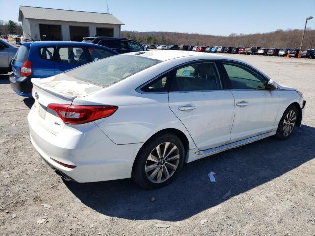  HYUNDAI SONATA 2015 Белый