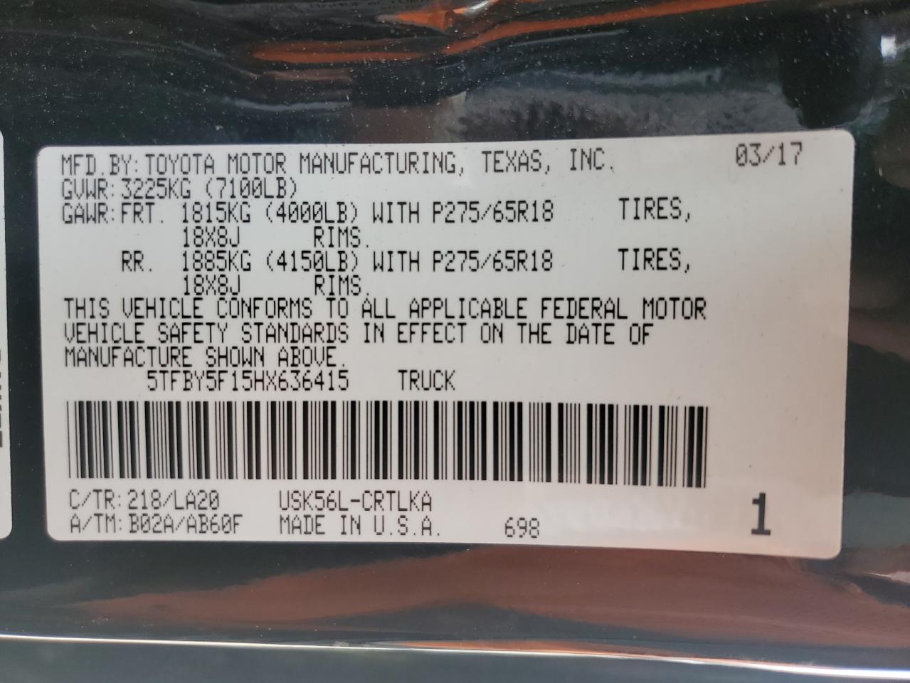 2017 Toyota Tundra - Image 12