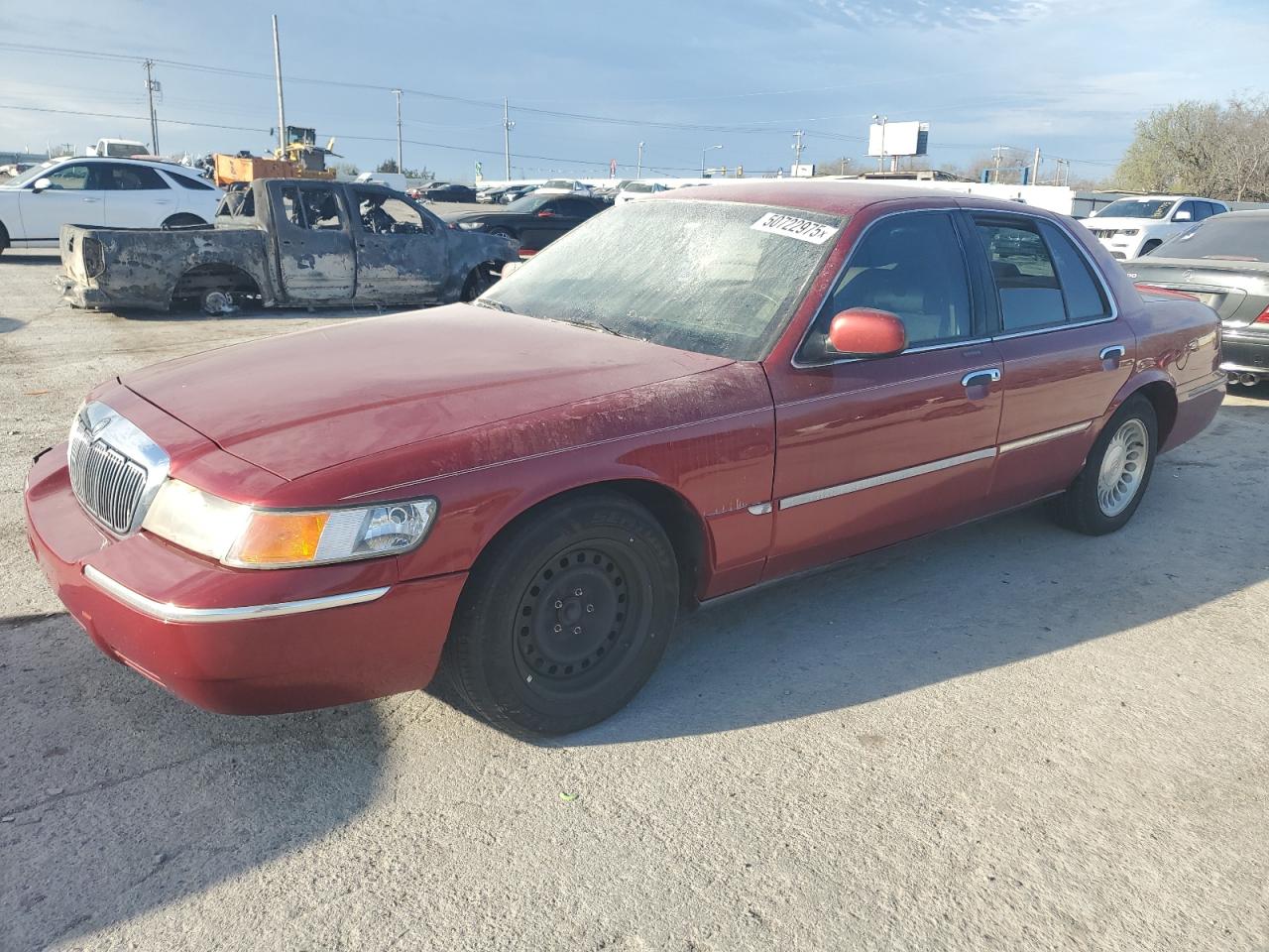 2000 Mercury Grand Marquis Ls en Venta en Oklahoma City, OK - Burn - Engine