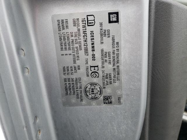 2017 GMC SAVANA G2500