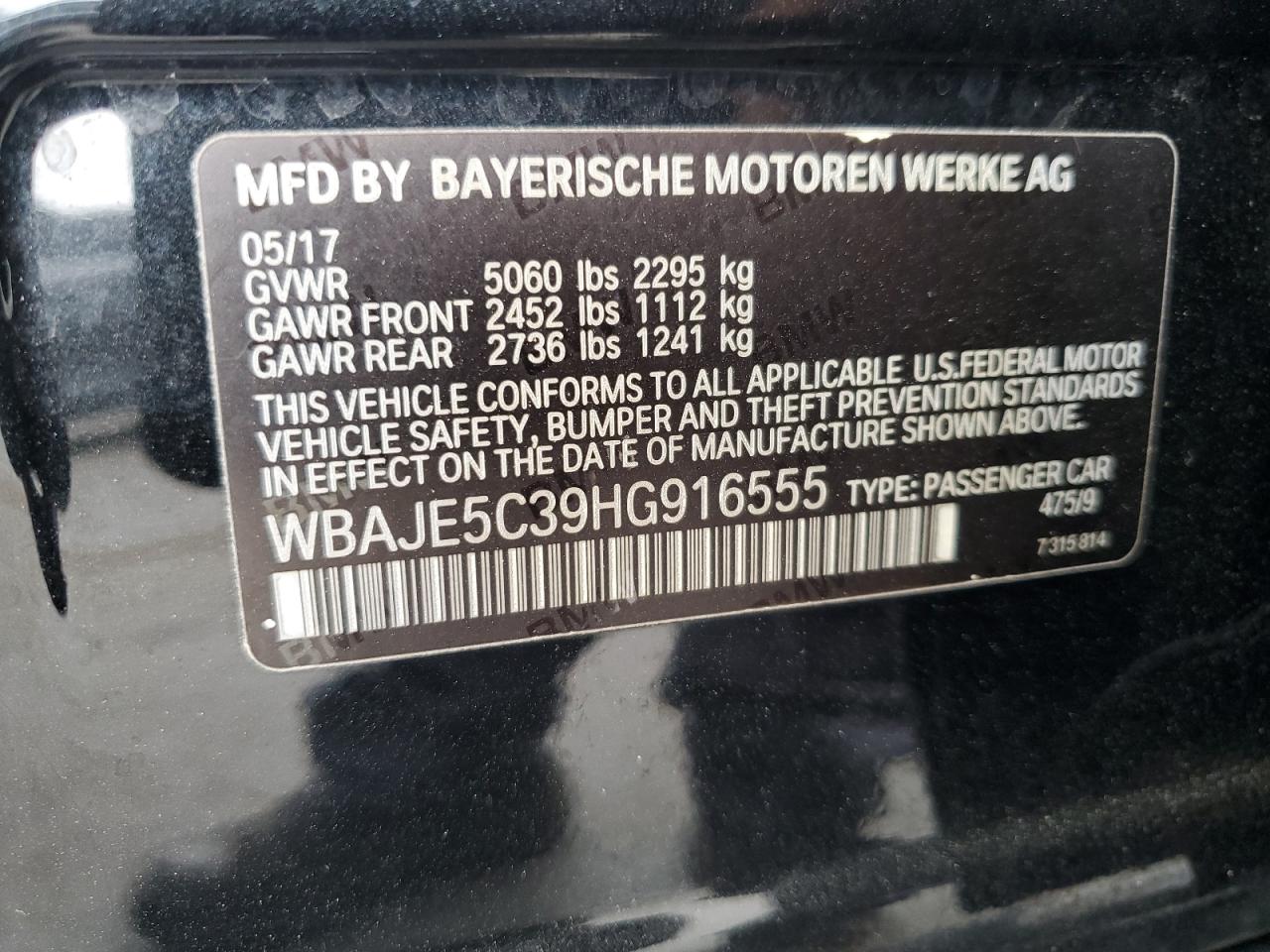 2017 BMW 5er - Image 12