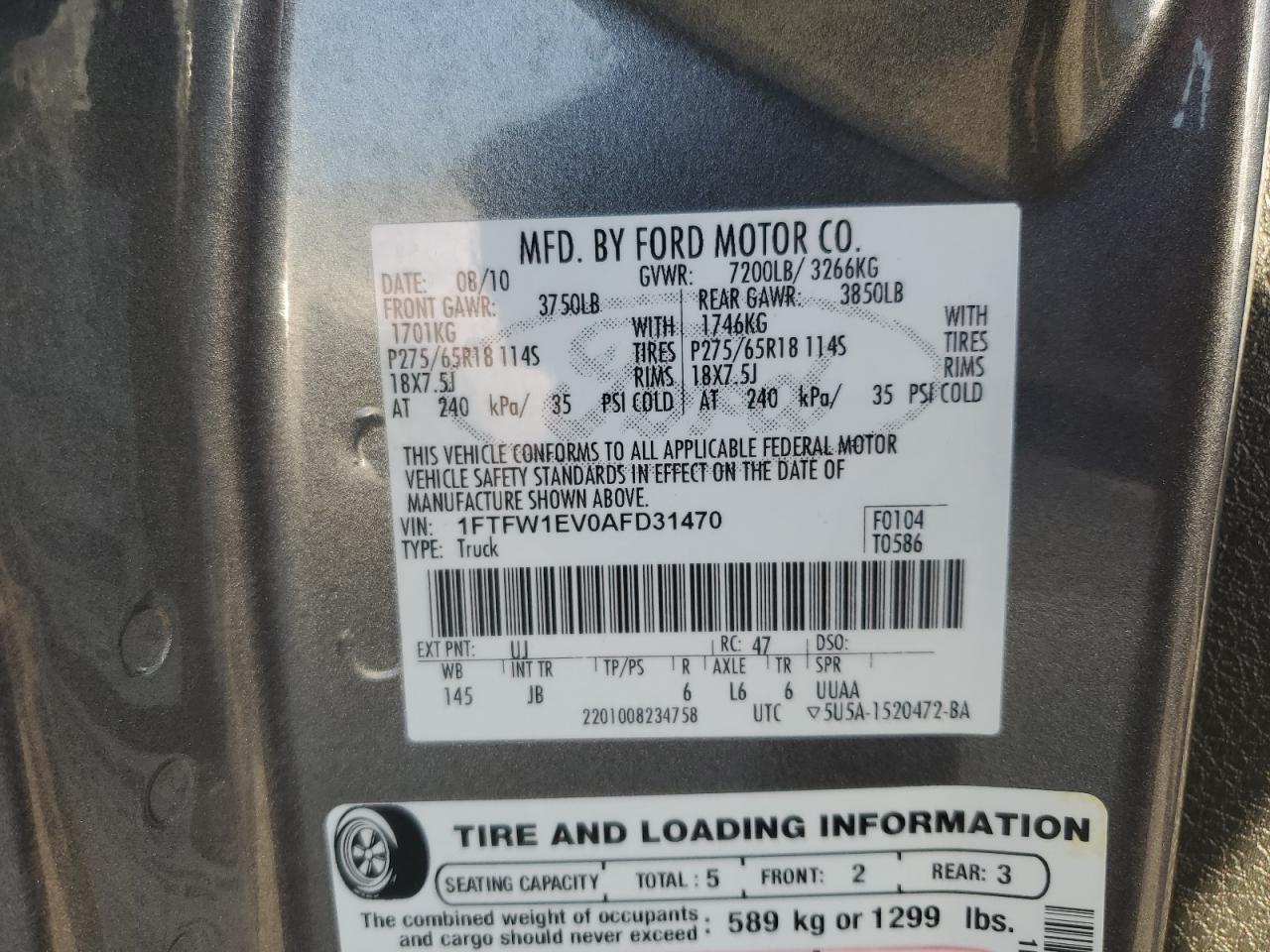 2010 Ford F-150 - Image 12