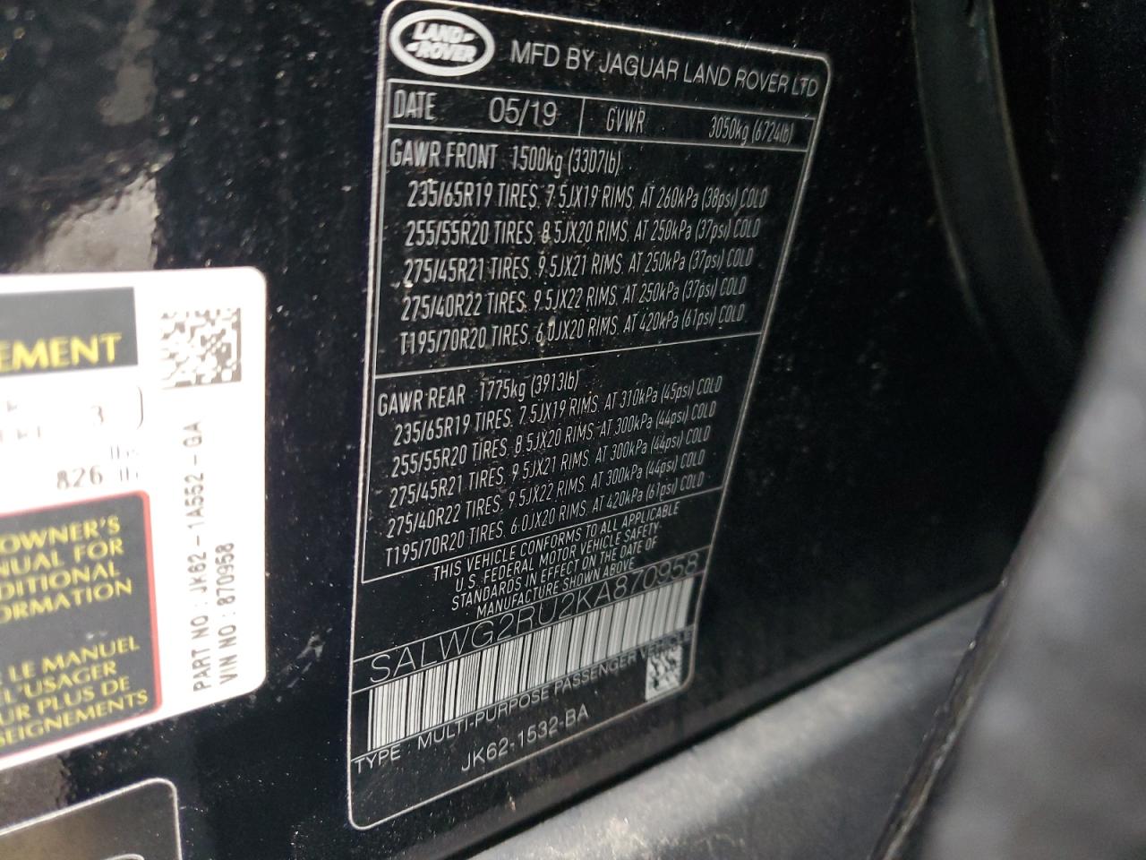 2019 Land Rover Range Rover - Image 15