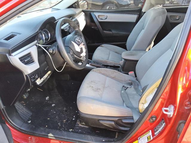 Sedans TOYOTA COROLLA 2016 Czerwony